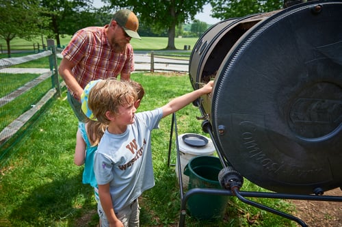 Westtown Lower School Compost Tumbler